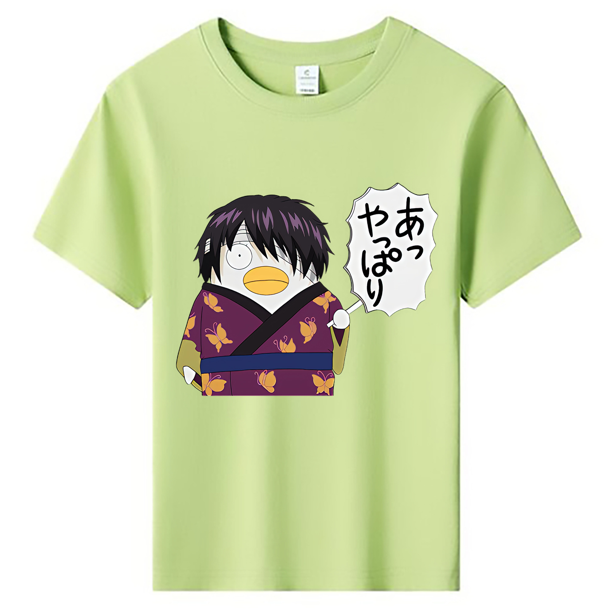 （画像用） ぎんたま 坂田銀時（さかたぎんとき） 神楽 志村新八（しむら しんぱち） GINTAMA Sakata Gintoki Kagura Shimura Shinpachi 綿100％キッズTシャツ（フロントプリント）